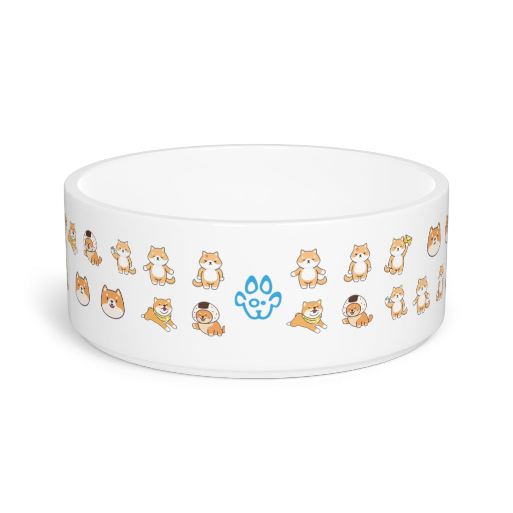 Shiba Inu multifunctional pet inclined bowl holder dog bowl cat bowl pet  bowl pet water bowl ant-proof bowl - Shop shibauni Pet Bowls - Pinkoi