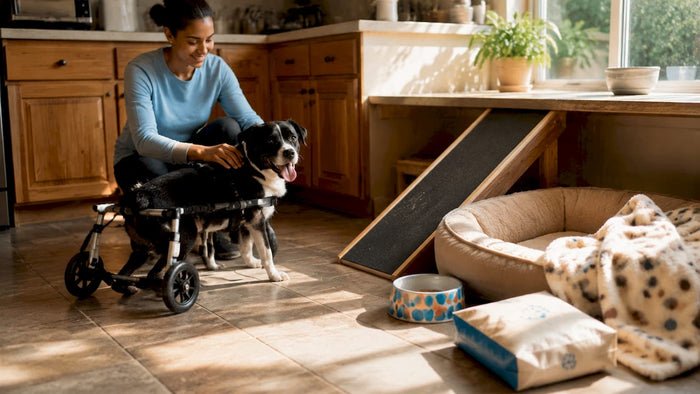 Home setup for special needs pet care