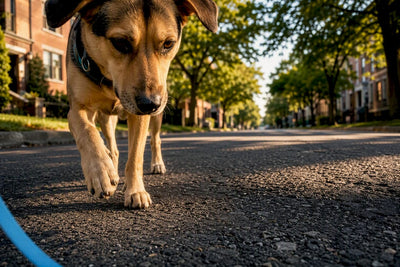7 Second Test to Protect Dog Paws from Hot Pavement