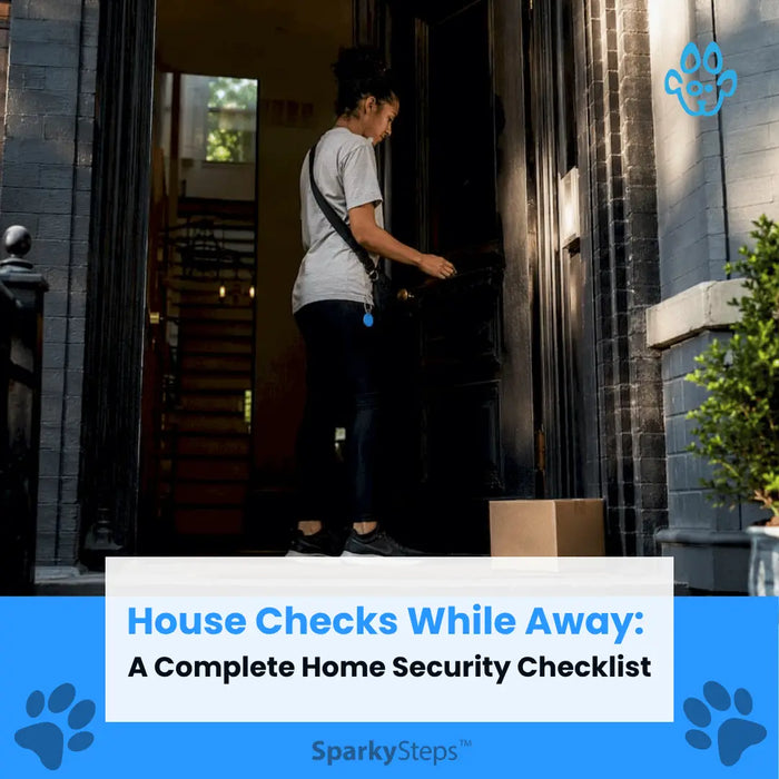 House Check While Away A Complete Home Security Checklist - Professional checking a Chicago home entrance
