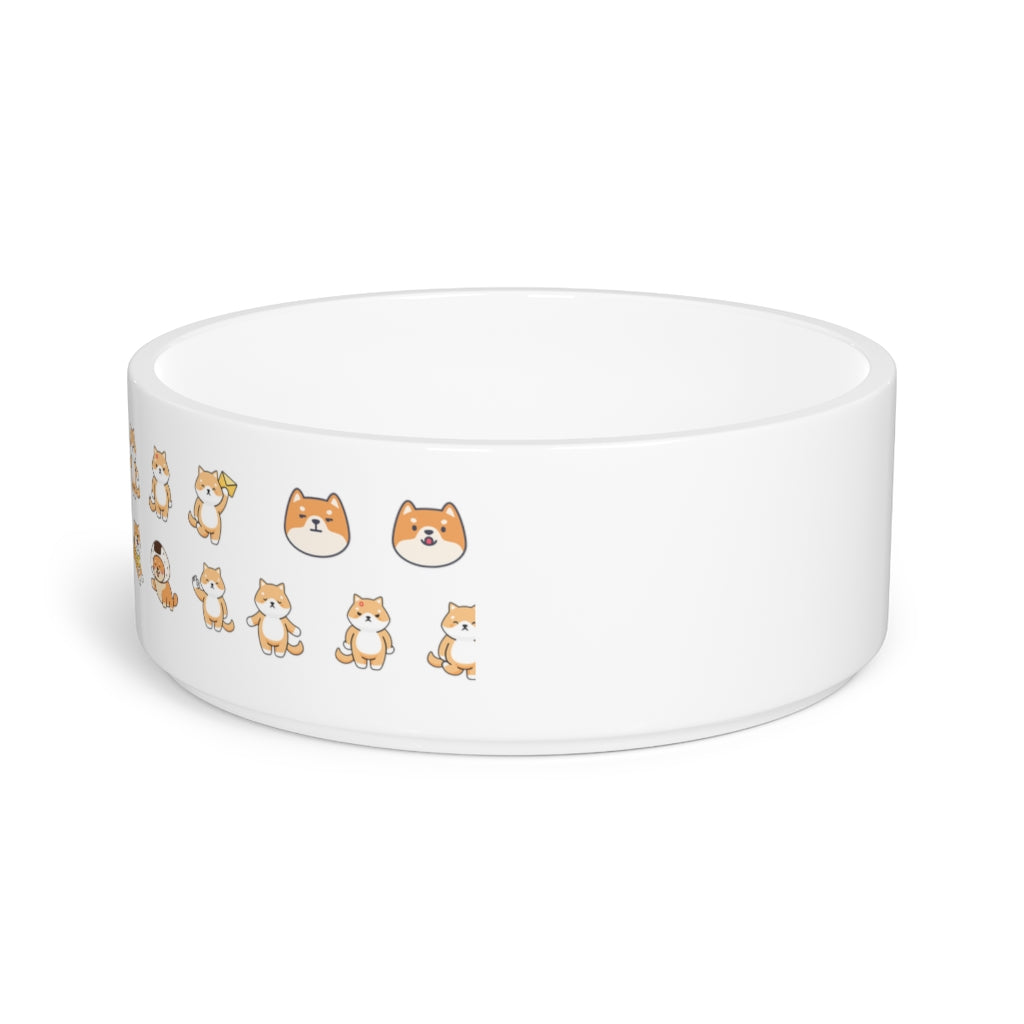 Shiba Inu multifunctional pet inclined bowl holder dog bowl cat bowl pet  bowl pet water bowl ant-proof bowl - Shop shibauni Pet Bowls - Pinkoi