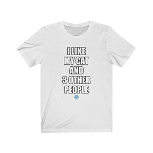 I Like My Cat And 3 Other People Tee