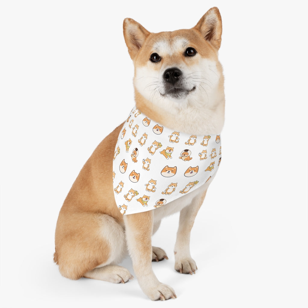 Shiba Inu Bandana Collar – Sparky Steps