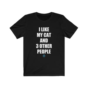 I Like My Cat And 3 Other People Tee