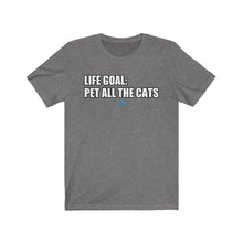 Load image into Gallery viewer, Life Goal: Pet All The Cats Tee
