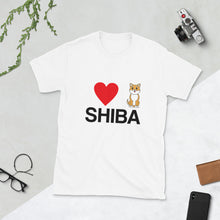 Load image into Gallery viewer, I Love Shiba Unisex T-Shirt
