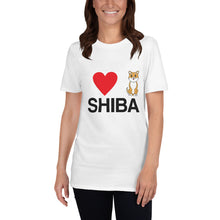 Load image into Gallery viewer, I Love Shiba Unisex T-Shirt

